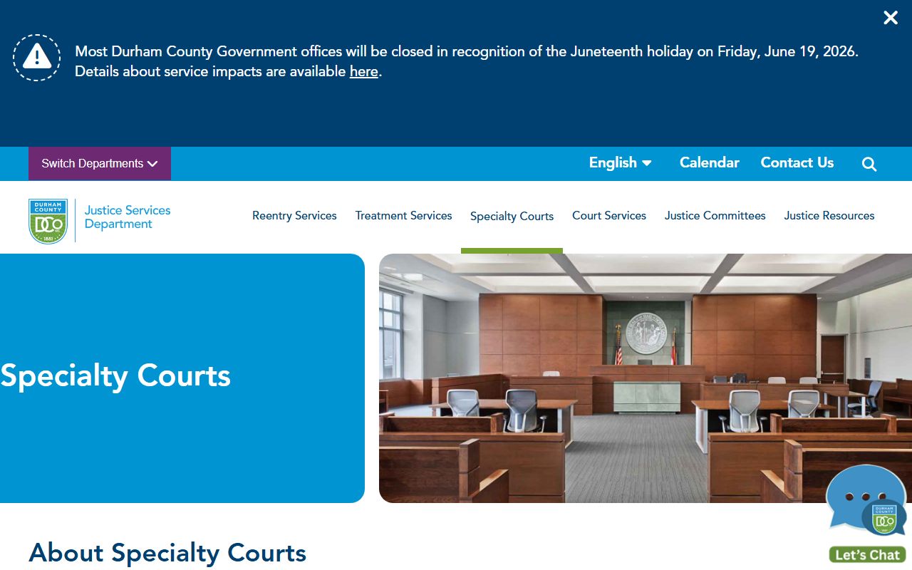 Durham County probate records court program context